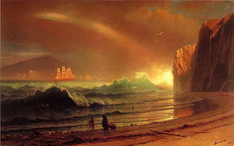 Albert Bierstadt The Golden Gate oil painting image